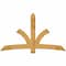 Ekena Millwork Davenport Rough Sawn Timber Gable Bracket, Western Red Cedar, 84"W x 49"H x 2"D x 6"F, 14/12 Pitch GBW084X49X0206DAV00RWR - alternate 1